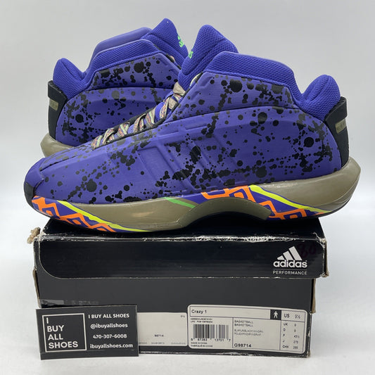 Size 9.5 - ADIDAS Crazy  1 KOBE BRYANT PE Purple All Star Game ASG (G9871)