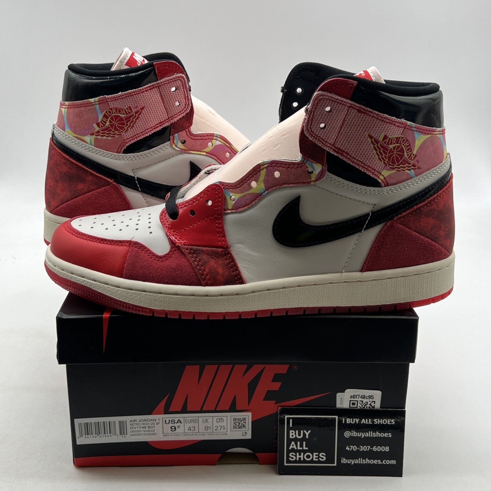 Size 9.5 - Air Jordan 1 Retro OG x Marvel High Next Chapter (DV1748-601)