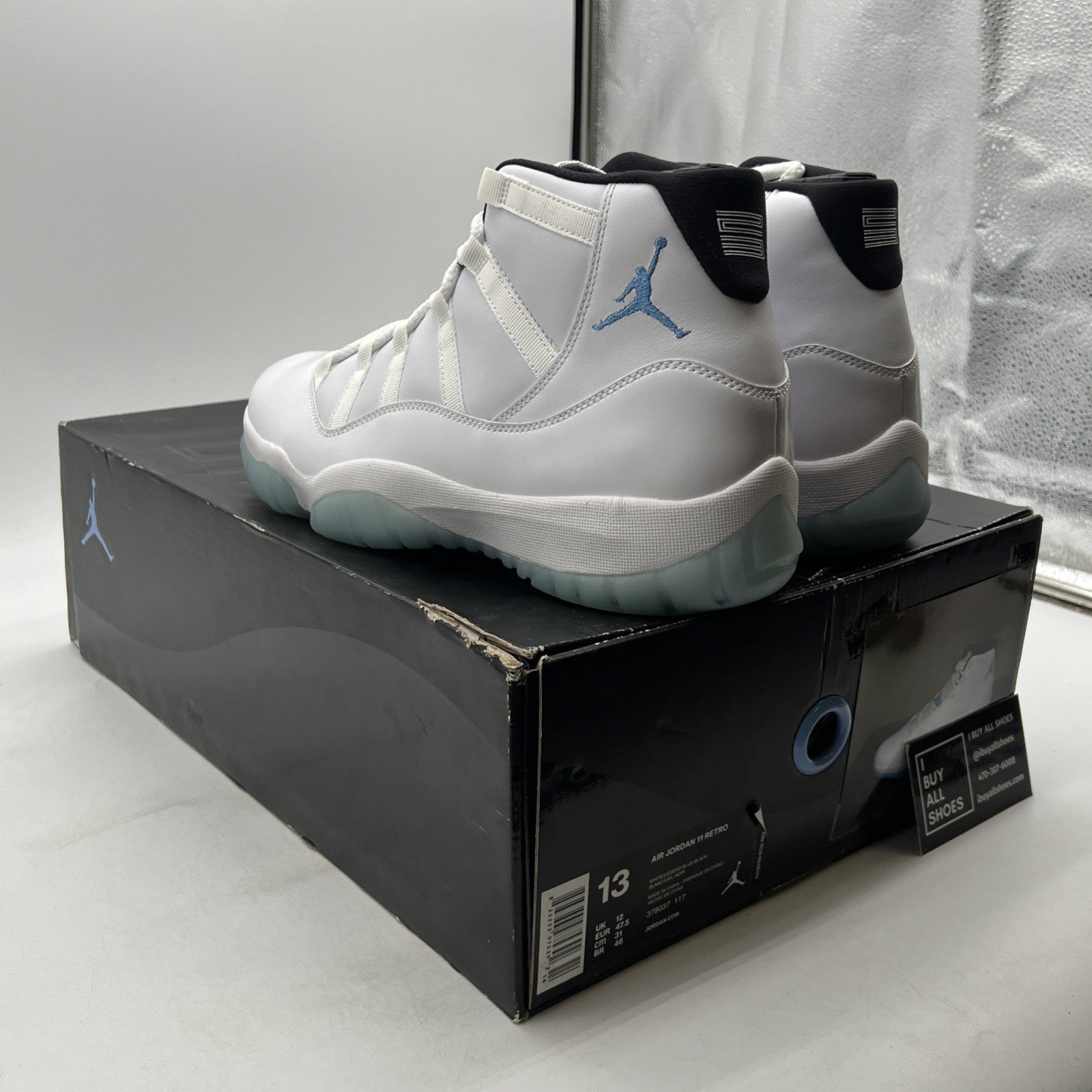 Size 13 - Air Jordan 11 Retro High Legend Blue (378037-117)
