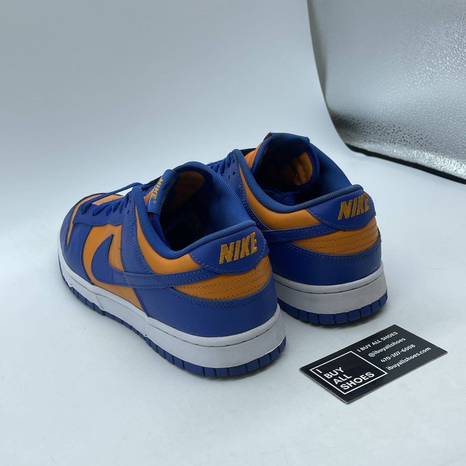 Size 11 - Nike Dunk Low Knicks Blue Orange Leather (DV0833-800)