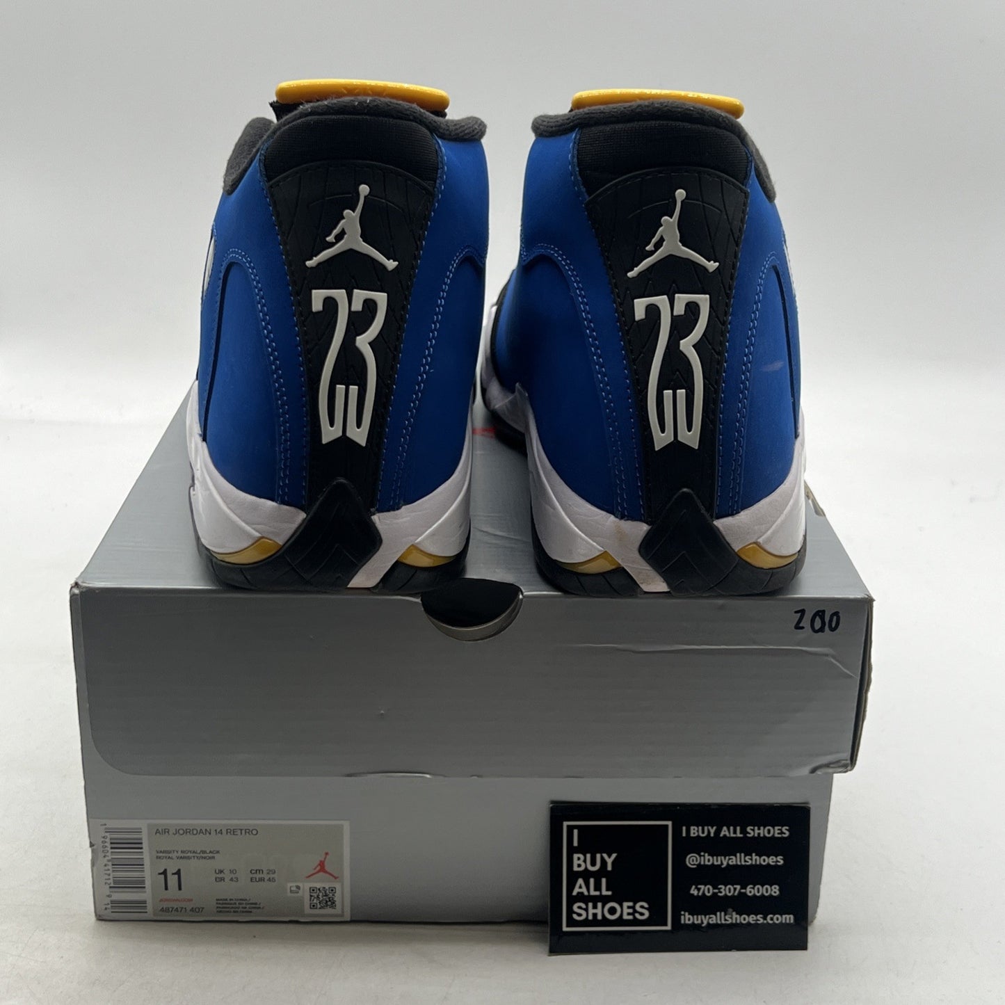 Size 11 - Air Jordan 14 Retro Laney (487471-407)
