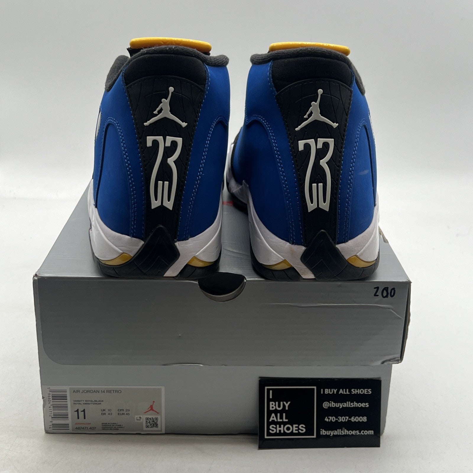 Size 11 - Air Jordan 14 Retro Laney (487471-407)