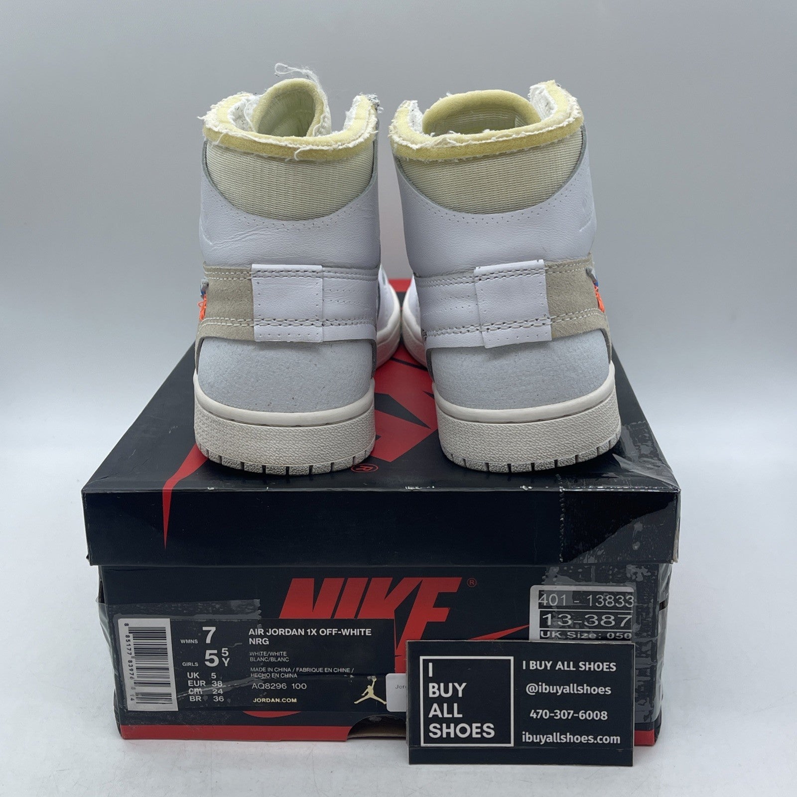 Size 7W - Air Jordan 1 x Off White NRG (AQ8296-100)