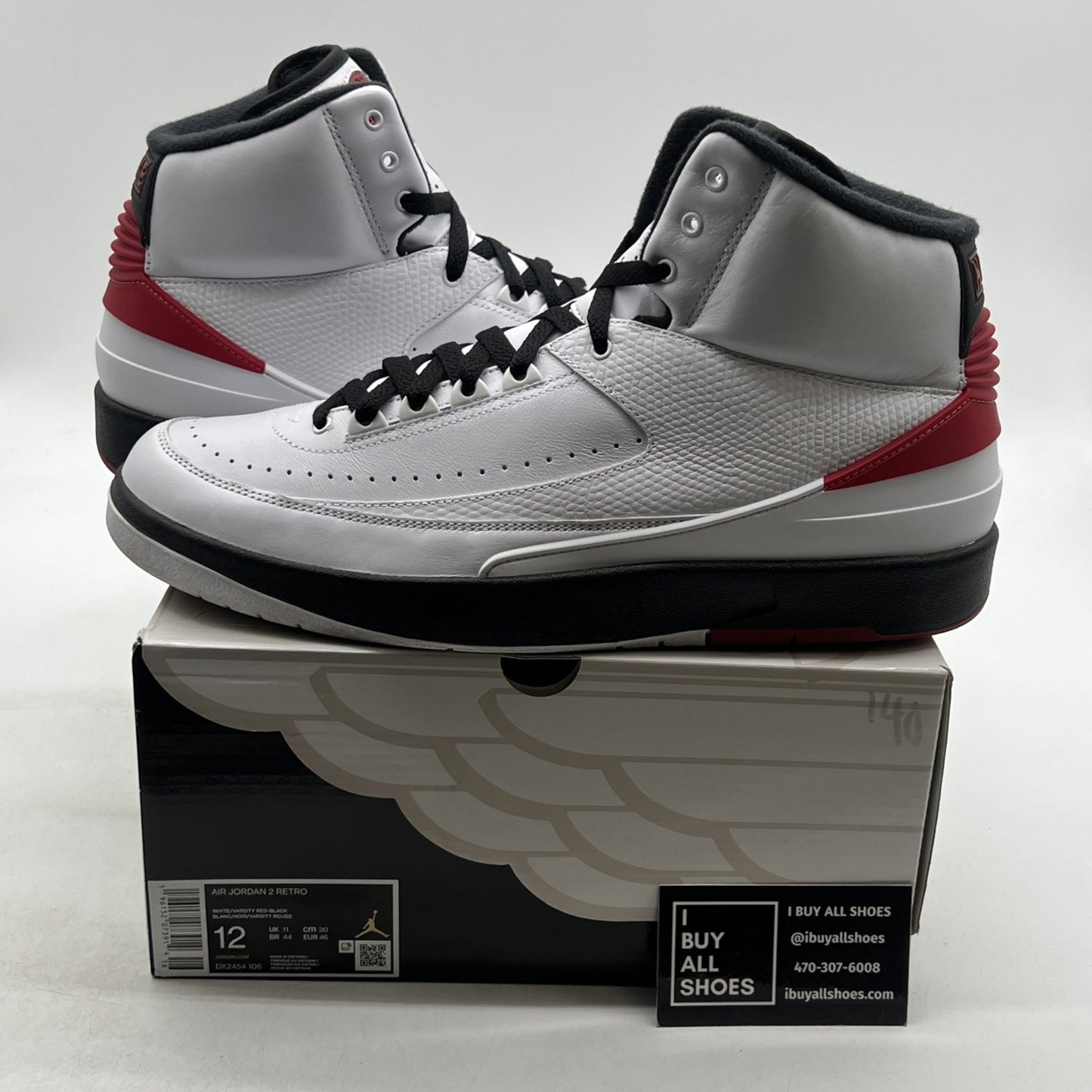 Size 12 - Air Jordan 2 Retro Mid Chicago (DX2454-106)
