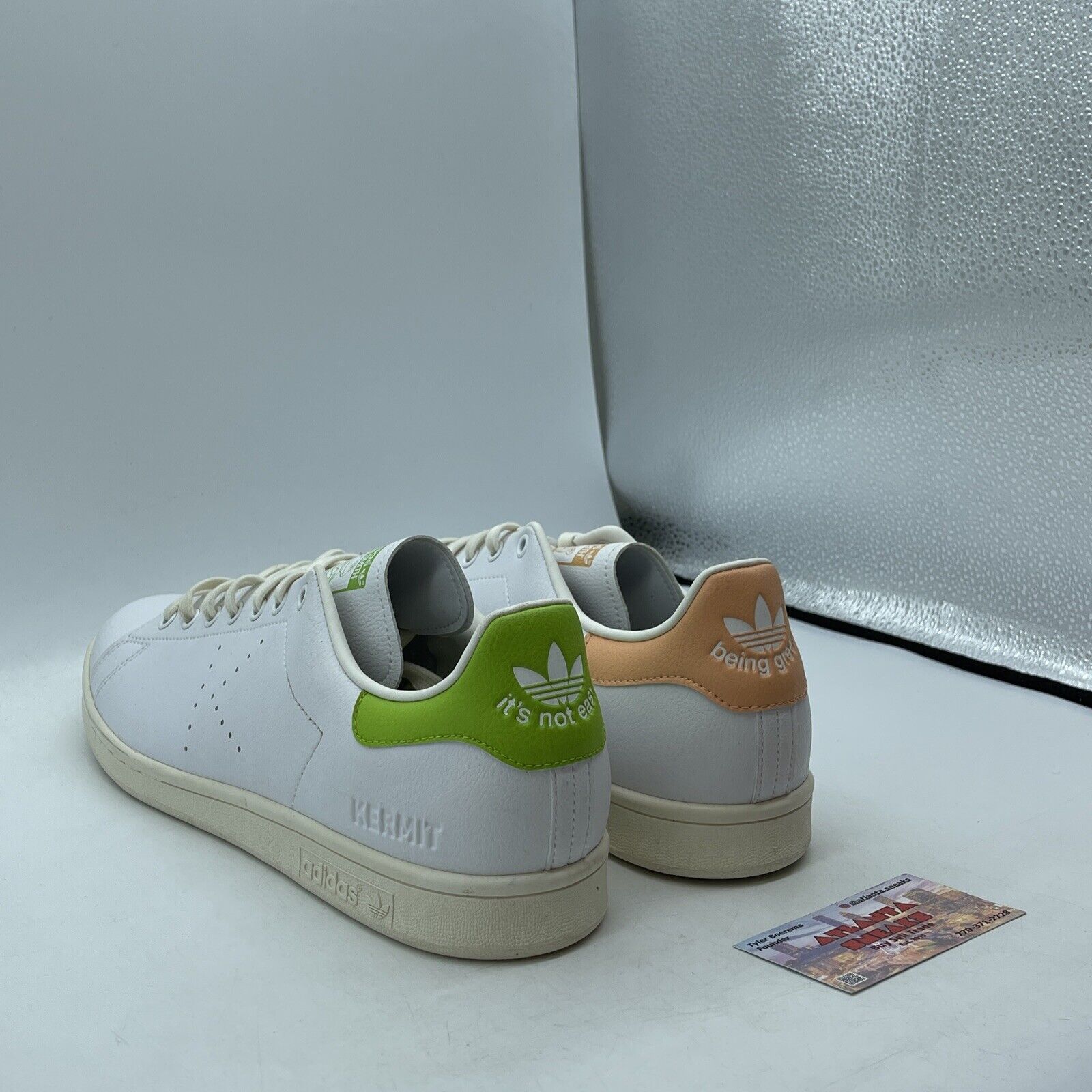 Size 14 - adidas Disney x Stan Smith Miss Piggy & Kermit White Leather (GZ5996)