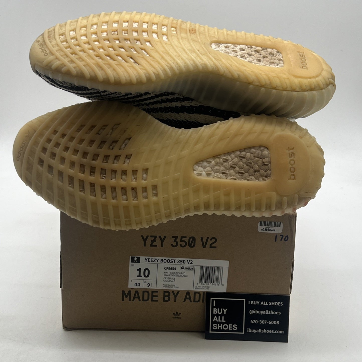 Size 10 - adidas Yeezy Boost 350 V2 Low Zebra (CP9654)