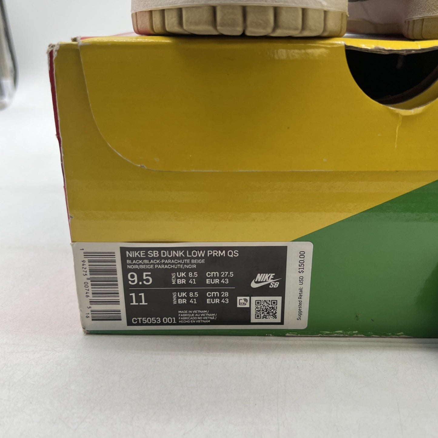 Size 9.5 - Travis Scott x Nike SB Dunk PRM QS Low Cactus Jack (CT5053-001)