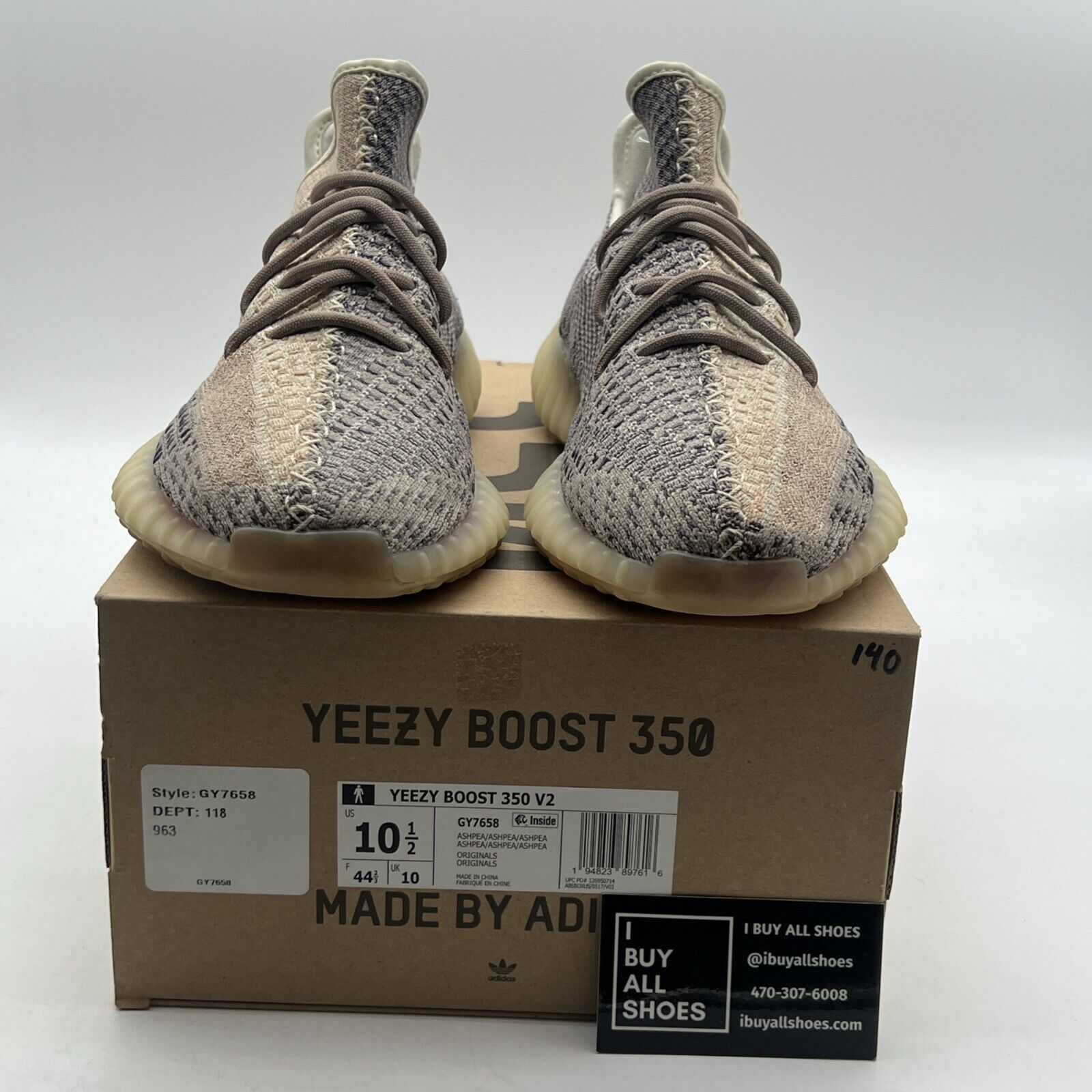 Size 10.5 - adidas Yeezy Boost 350 V2 Ash Pearl (GY7658)