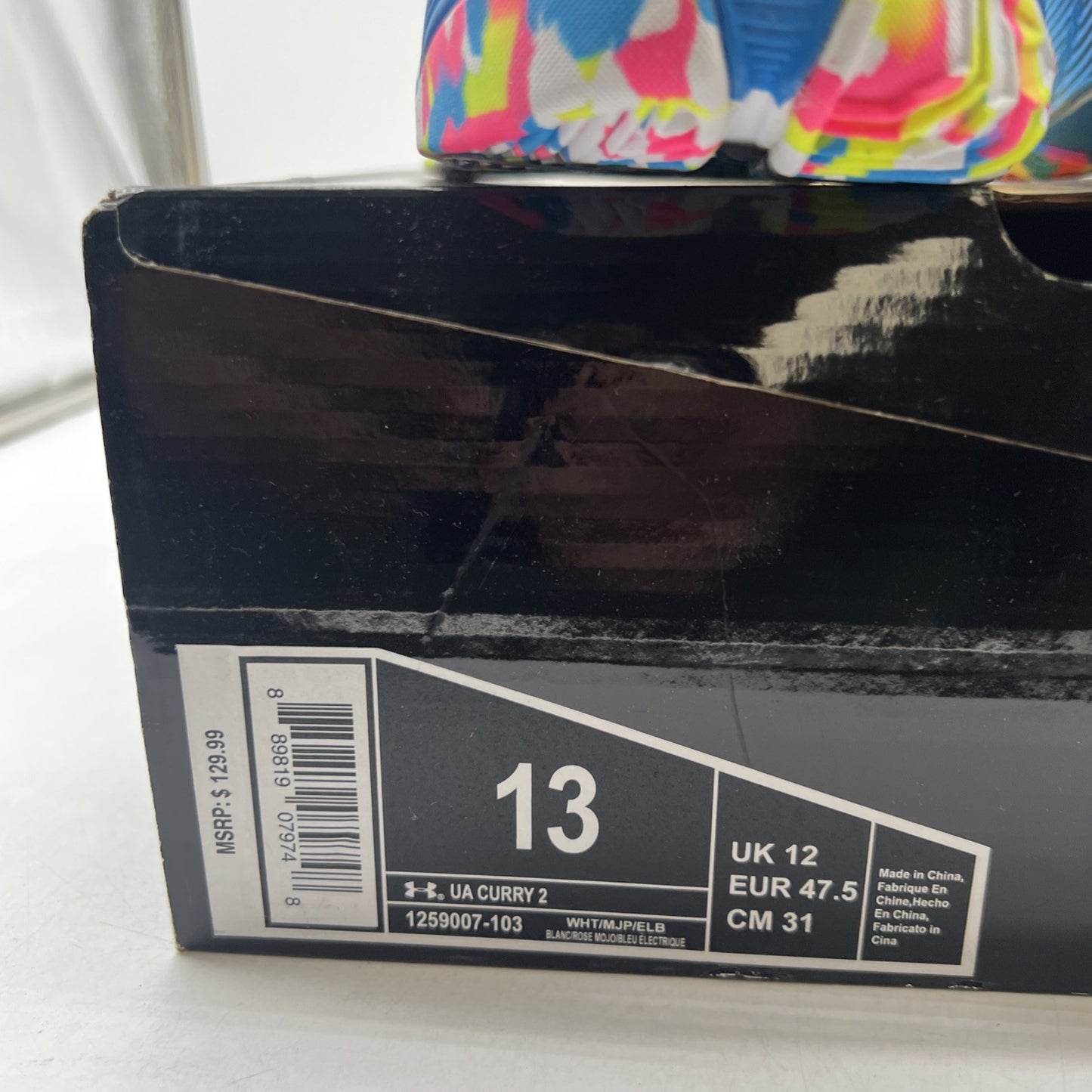 Size 13 - Under Armour Curry 2 2016 Splash Party (1259007-103)