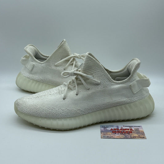 Size 11.5 adidas Yeezy Boost 350 V2 Low Cream White / Triple White