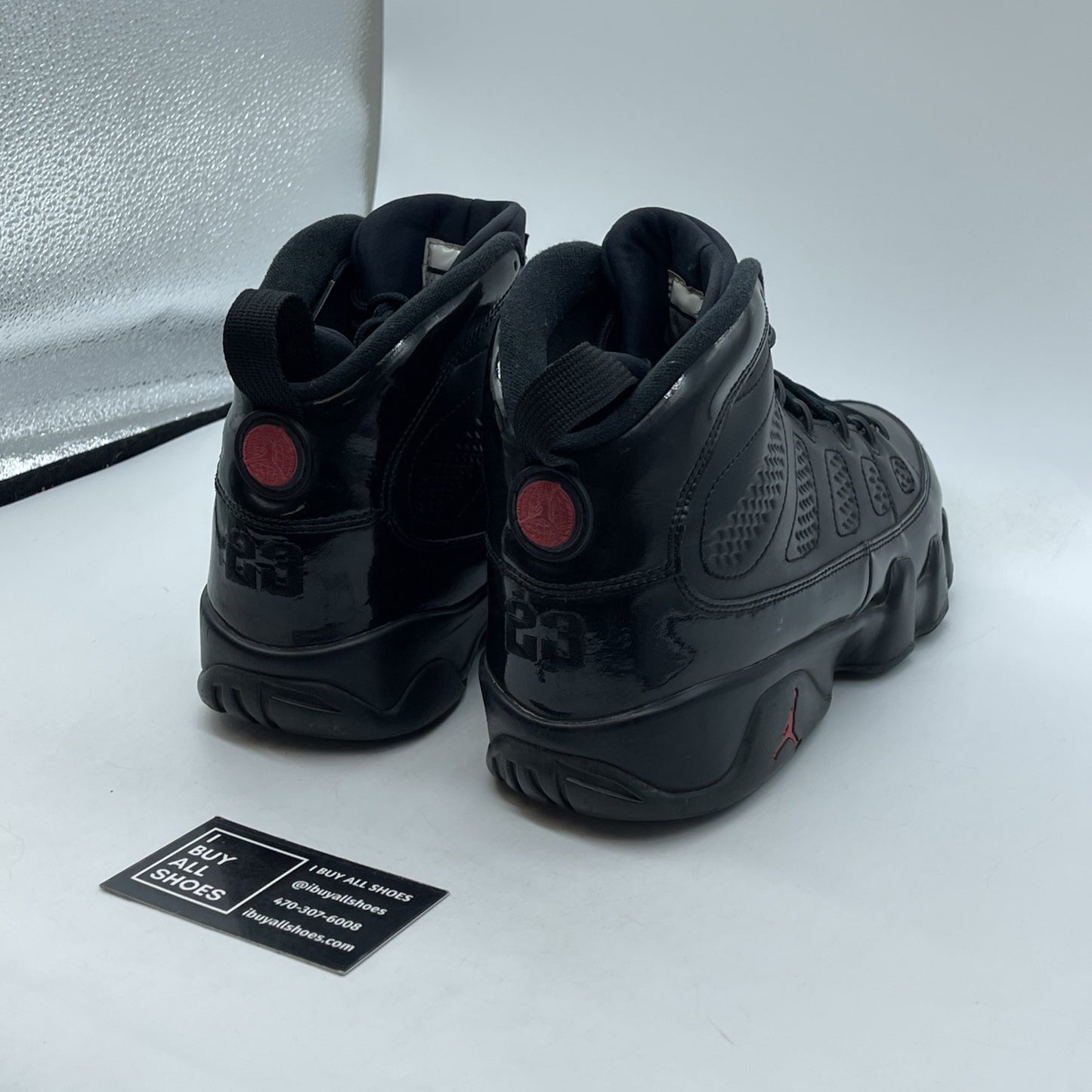 Size 11 - Air Jordan 9 Retro Bred Black Red Leather (302370-014)