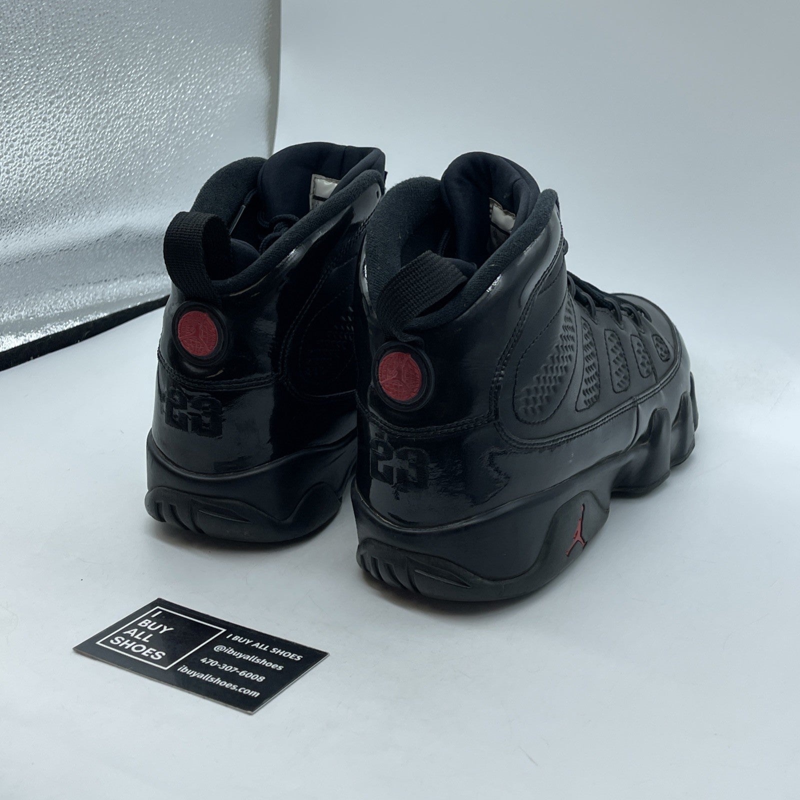 Size 11 - Air Jordan 9 Retro Bred Black Red Leather (302370-014)