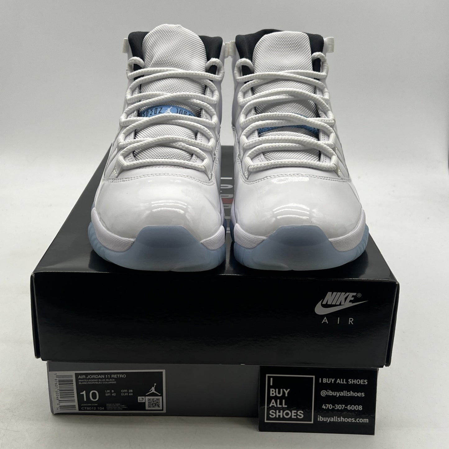 Size 10 - Air Jordan 11 Retro 2024 Legend Blue / Columbia (CT8012-104)