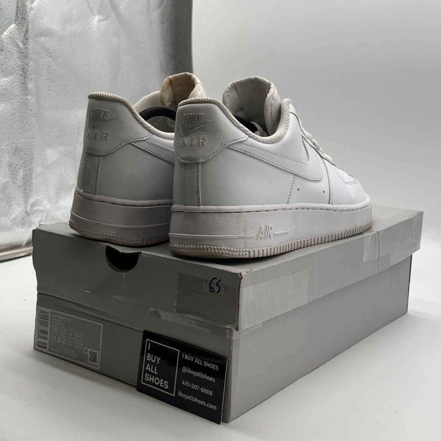 Size 10 - Nike Air Force 1 '07 Low Triple White (CW2288-111)