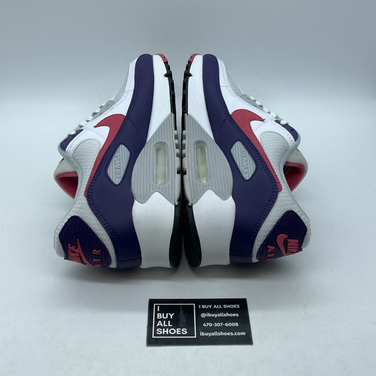 Size 12 - Nike Air Max 90 Retro 2020 Eggplant White Suede Leather (AJ1700-600)