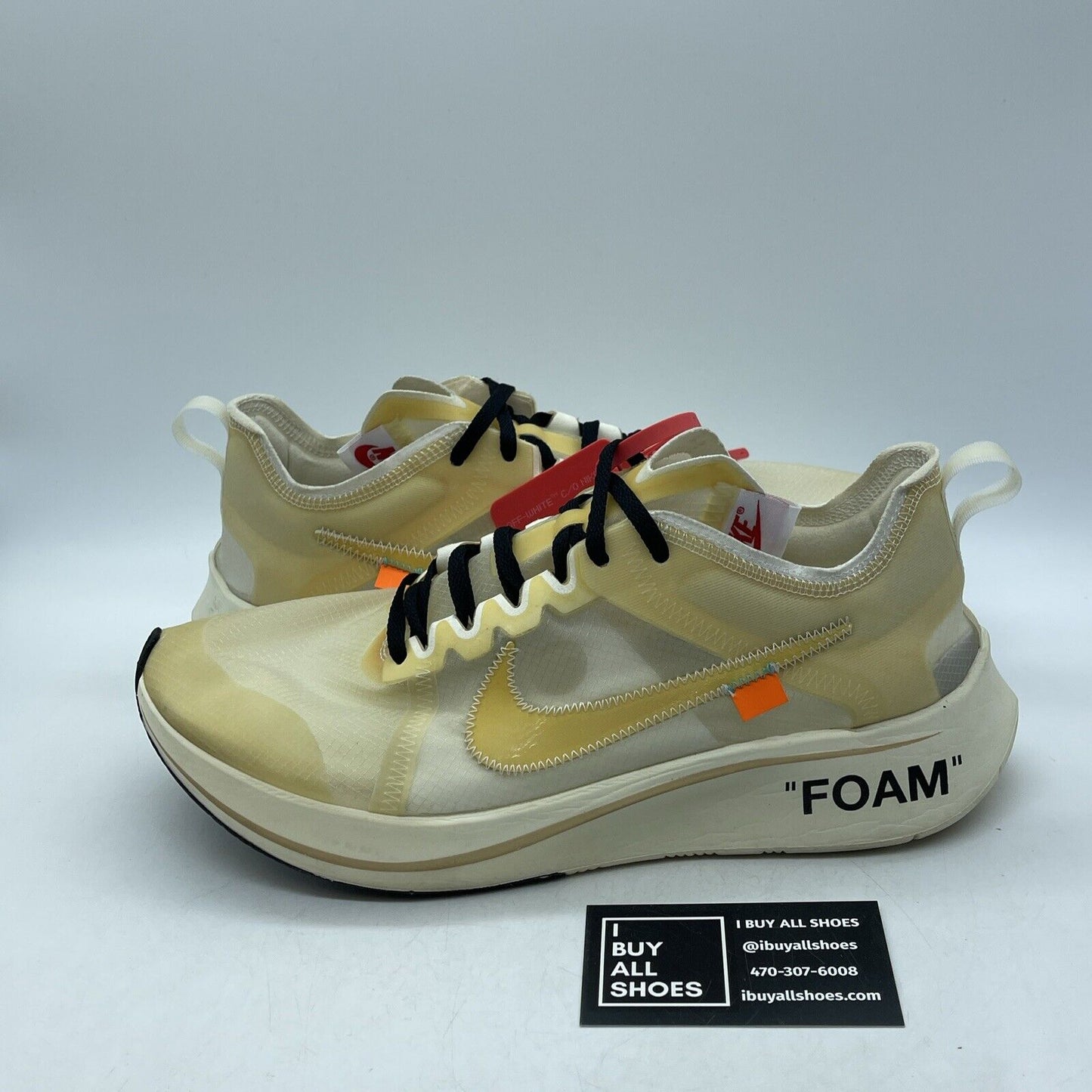 Size 10.5 - Nike Off-White x Zoom Fly SP The Ten Tan Brown Suede (AJ4588-100)