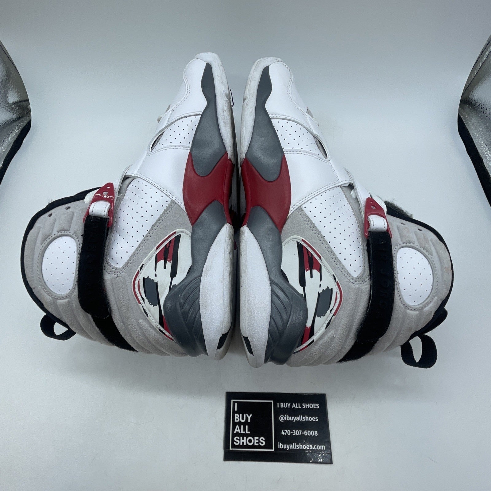Size 11.5 - Air Jordan 8 Retro White 2013 (305381-103)