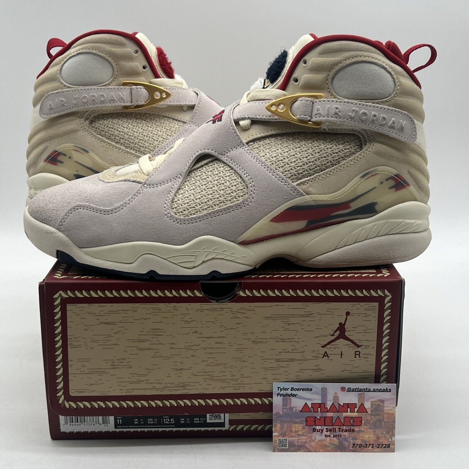 Size 11 - SoleFly x Air Jordan 8 Retro Mi Casa Es Su Casa Suede (FJ2850-107)