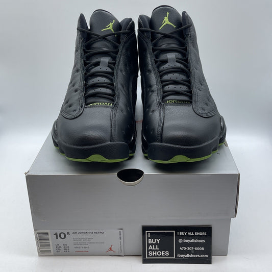 Size 10.5 - Air Jordan 13 Retro 2017 Altitude Black Leather (414571-042)