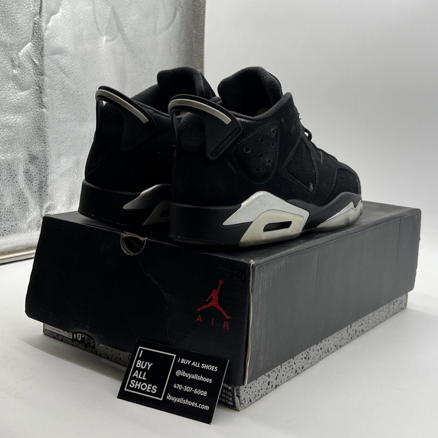 Size 10.5 - Air Jordan 6 Retro Low Chrome (304401-003)