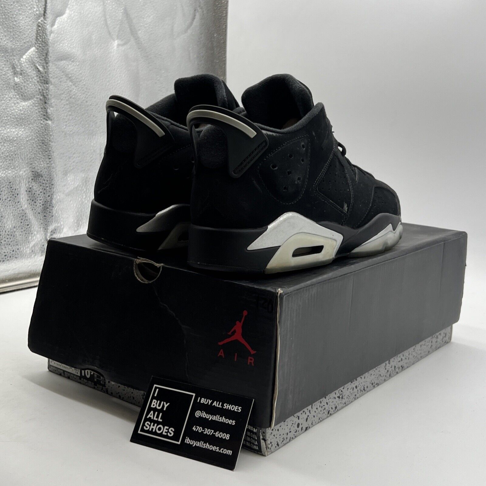 Size 10.5 - Air Jordan 6 Retro Low Chrome (304401-003)