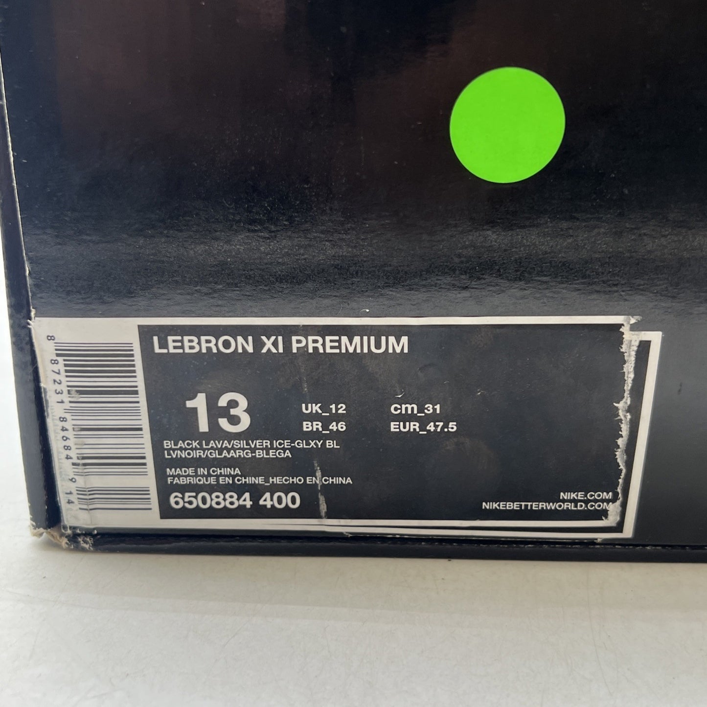 Size 13 - Nike LeBron 11 Premium What The LeBron (650884-400)