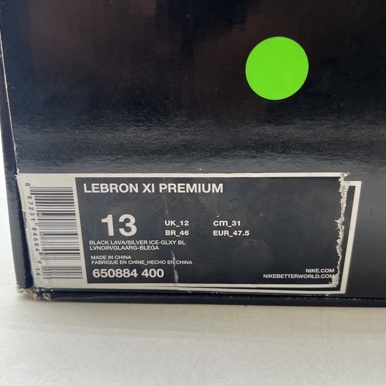 Size 13 - Nike LeBron 11 Premium What The LeBron (650884-400)