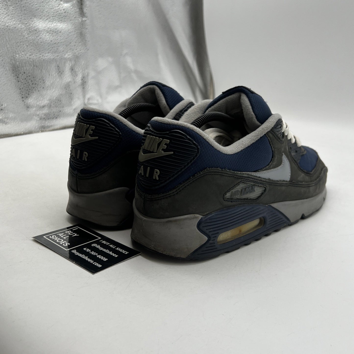 Size 11 - Nike Air Max 90 Leather Blue (302519-401)