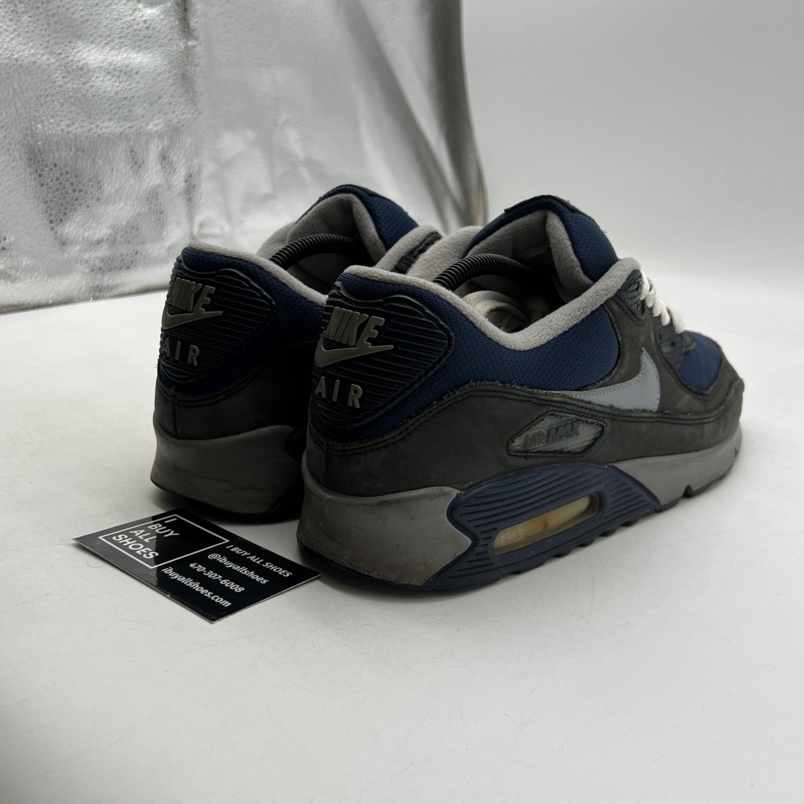 Size 11 - Nike Air Max 90 Leather Blue (302519-401)