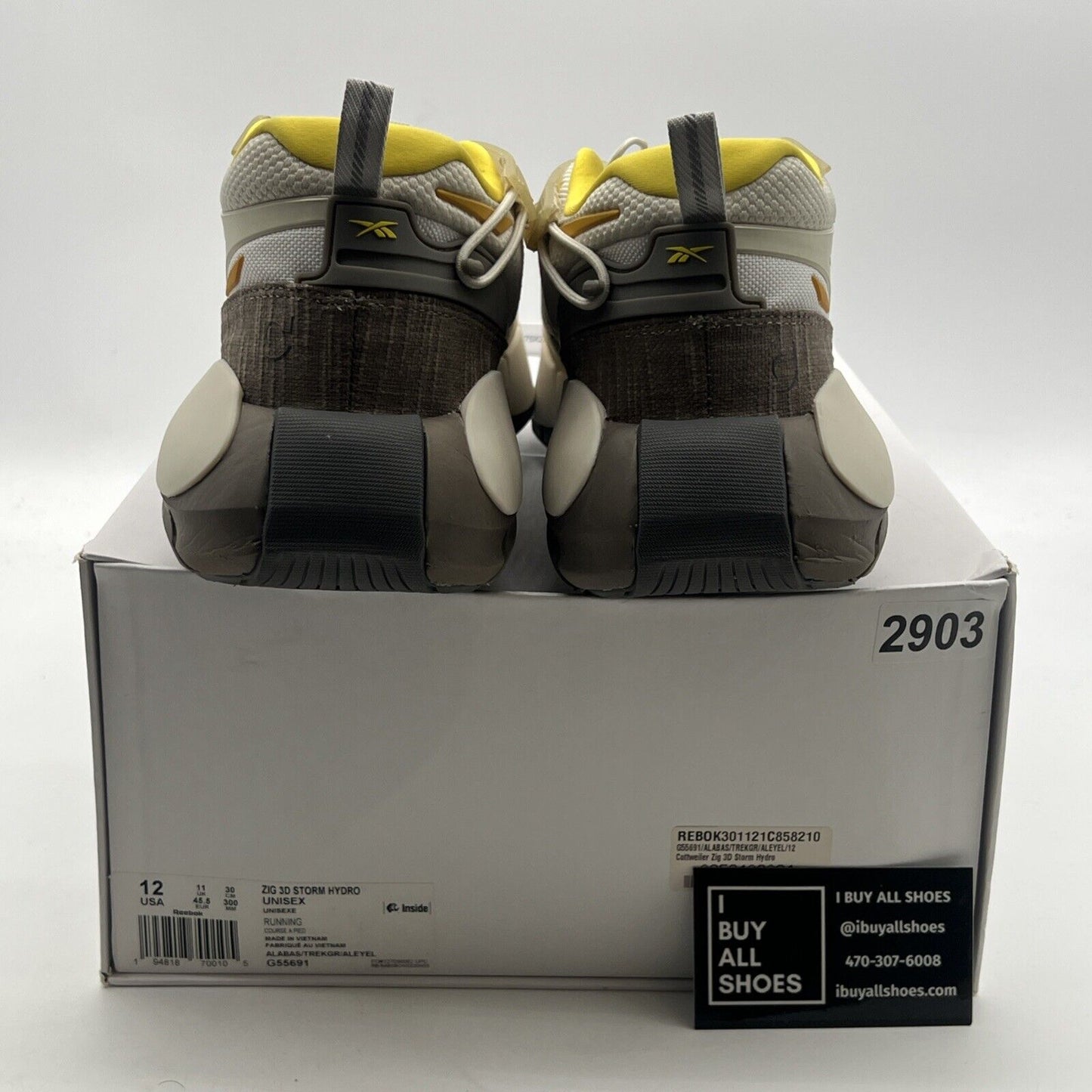 Size 12 - Reebok Cottweiler x Zig 3D Storm Hydro Alabaster (G55691)