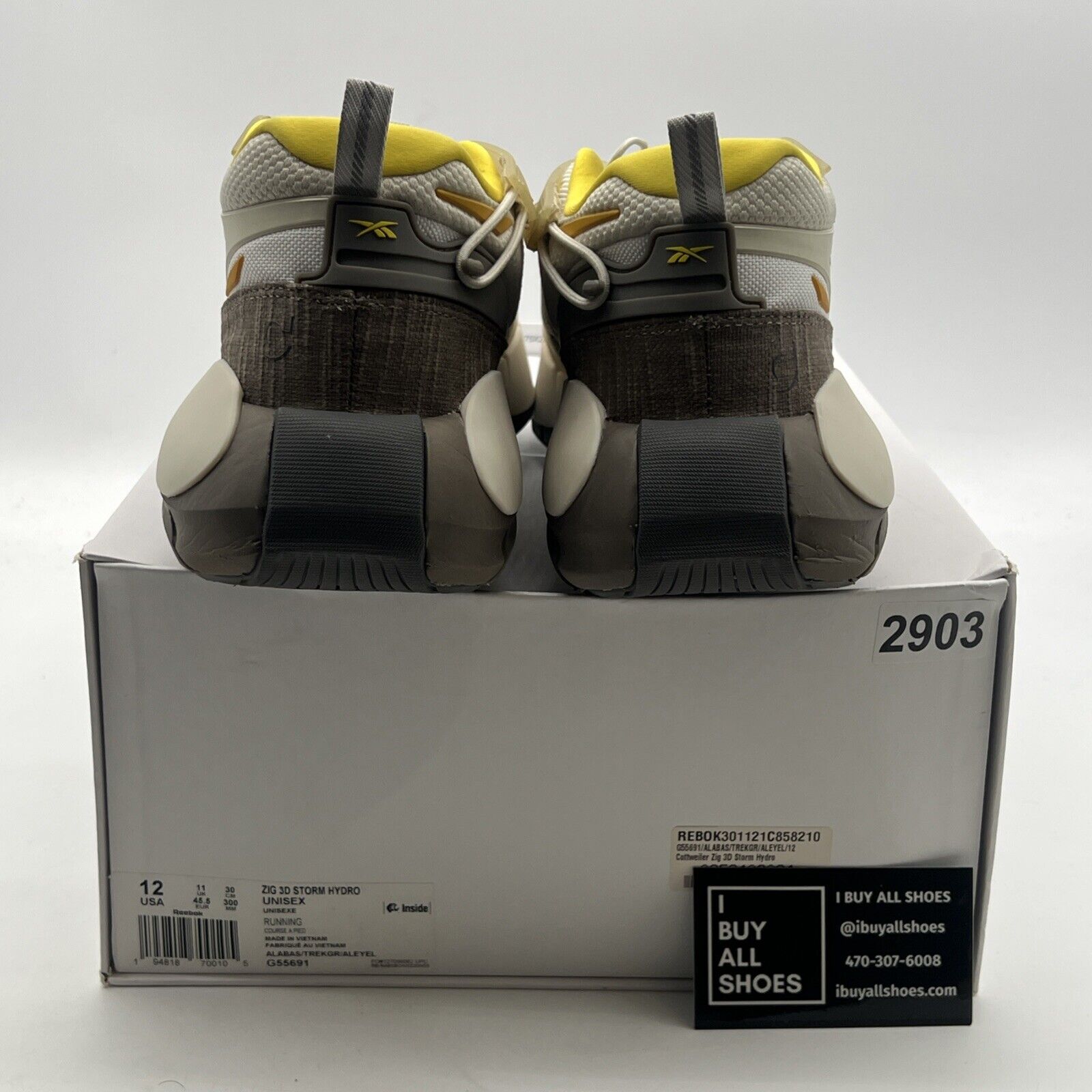 Size 12 - Reebok Cottweiler x Zig 3D Storm Hydro Alabaster (G55691)