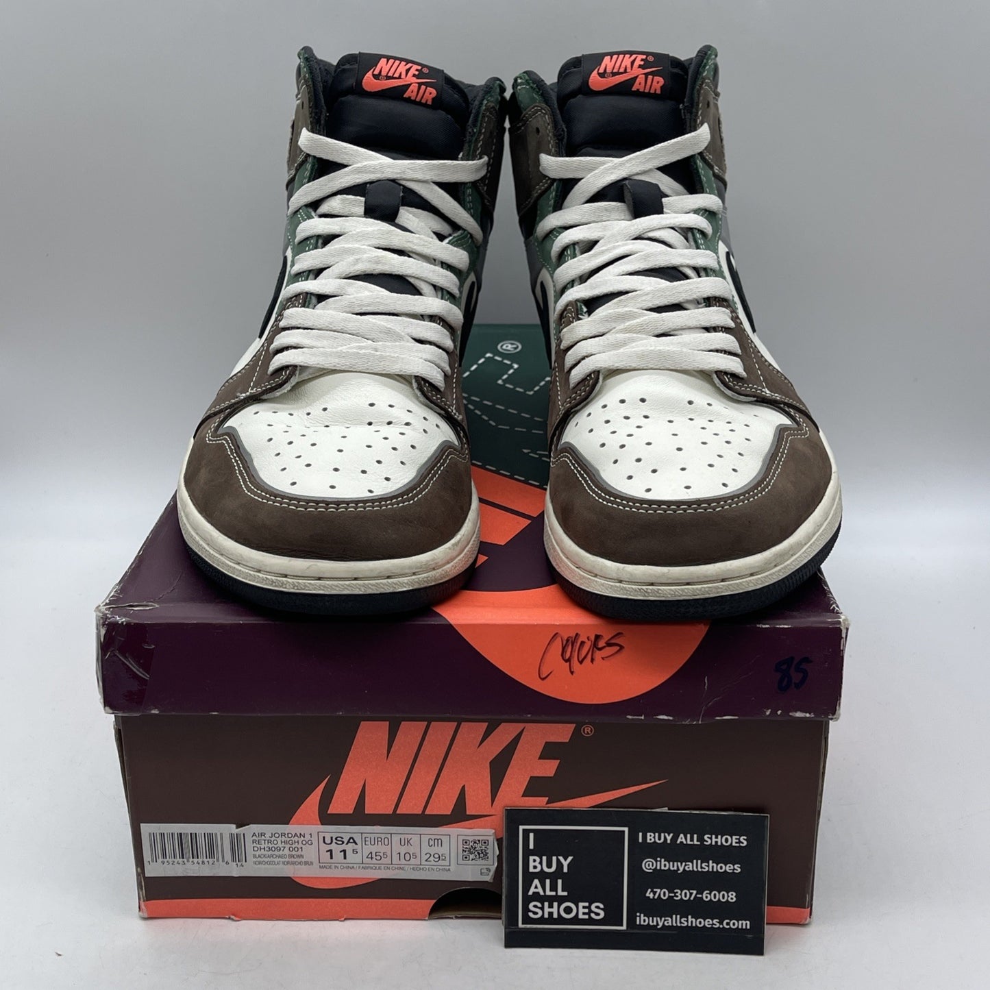 Size 11.5 - Air Jordan 1 High OG Crafted 2021 (DH3097-001)