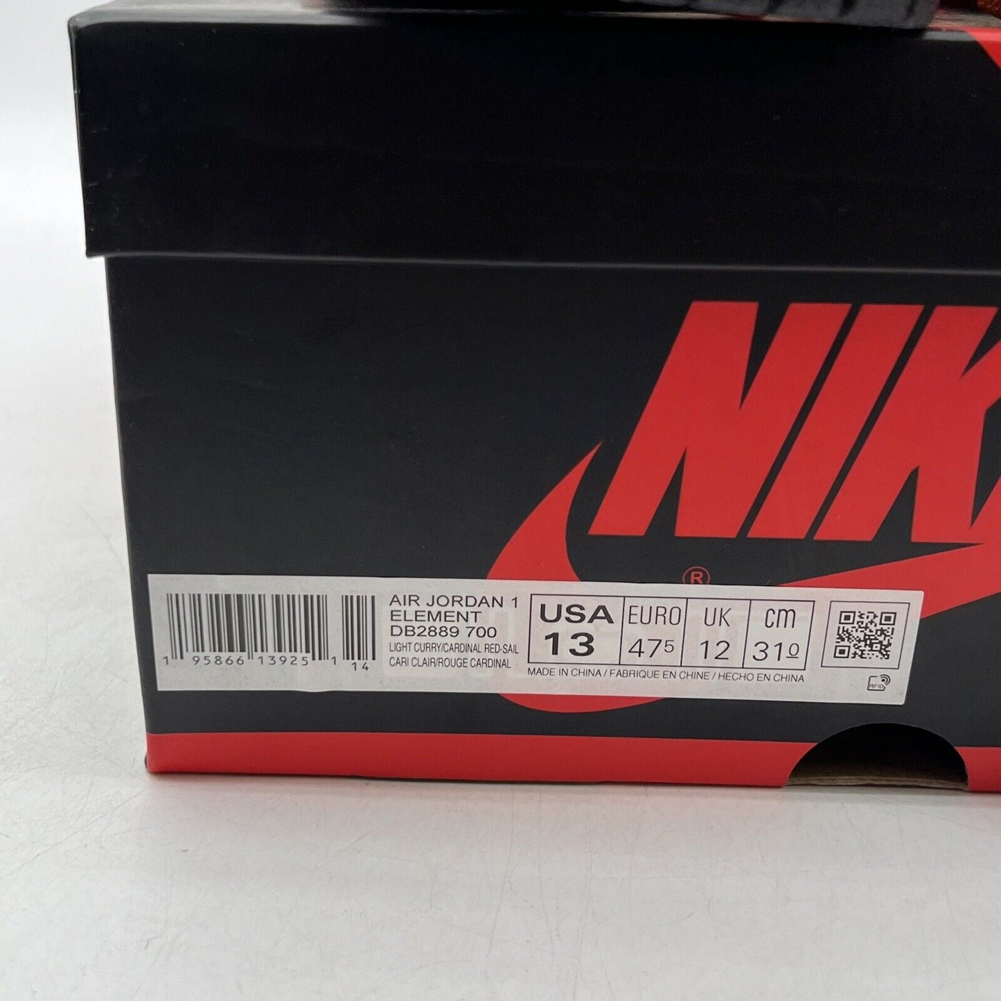 Size 13 - Air Jordan 1 Element GORE-TEX High Light Curry (DB2889-700)