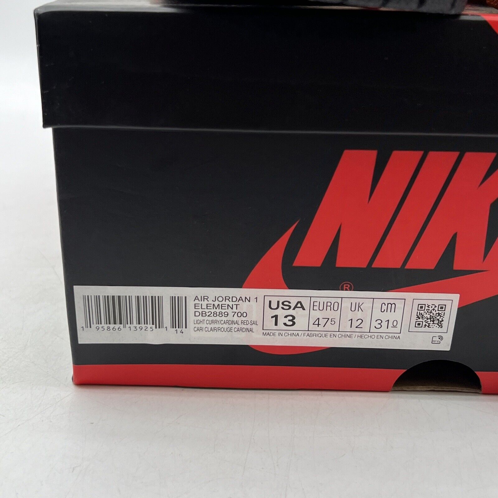 Size 13 - Air Jordan 1 Element GORE-TEX High Light Curry (DB2889-700)