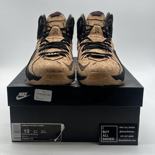 Size 13 - Nike LeBron 12 EXT Cork (768829-100)