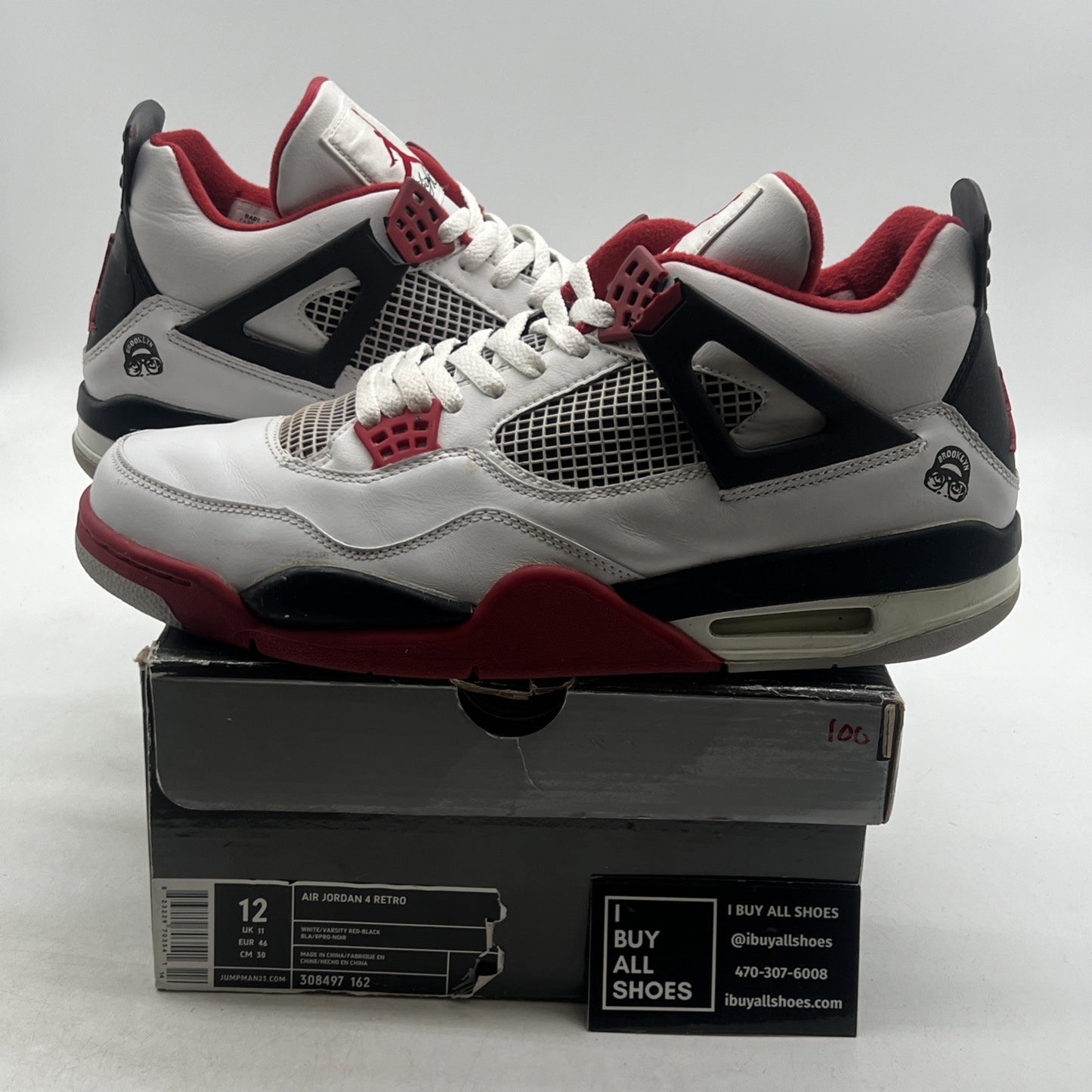 Size 12 - Air Jordan 4 Retro Mars Blackmon (308497-162)