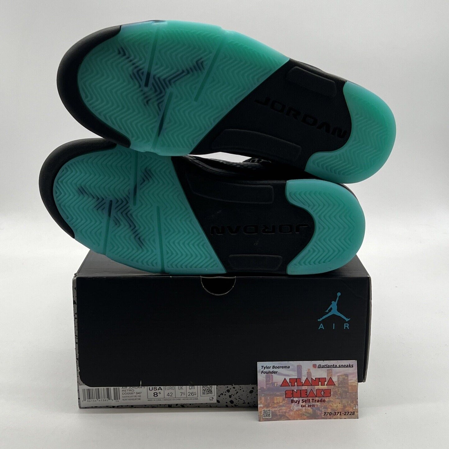 Size 8.5 - Air Jordan 5 Retro Mid Aqua (DD0587-047)