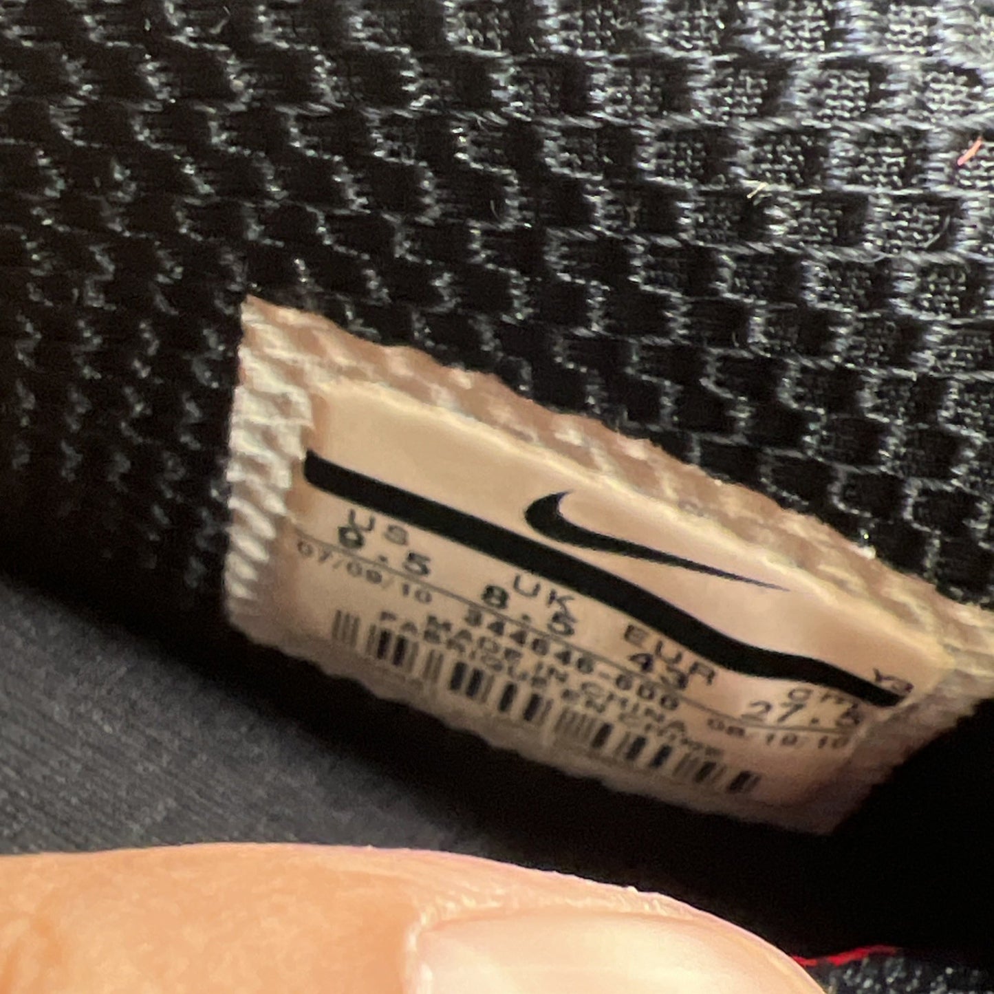 Size 9.5 - Nike 1/2 Cent Cranberry (344646-600)