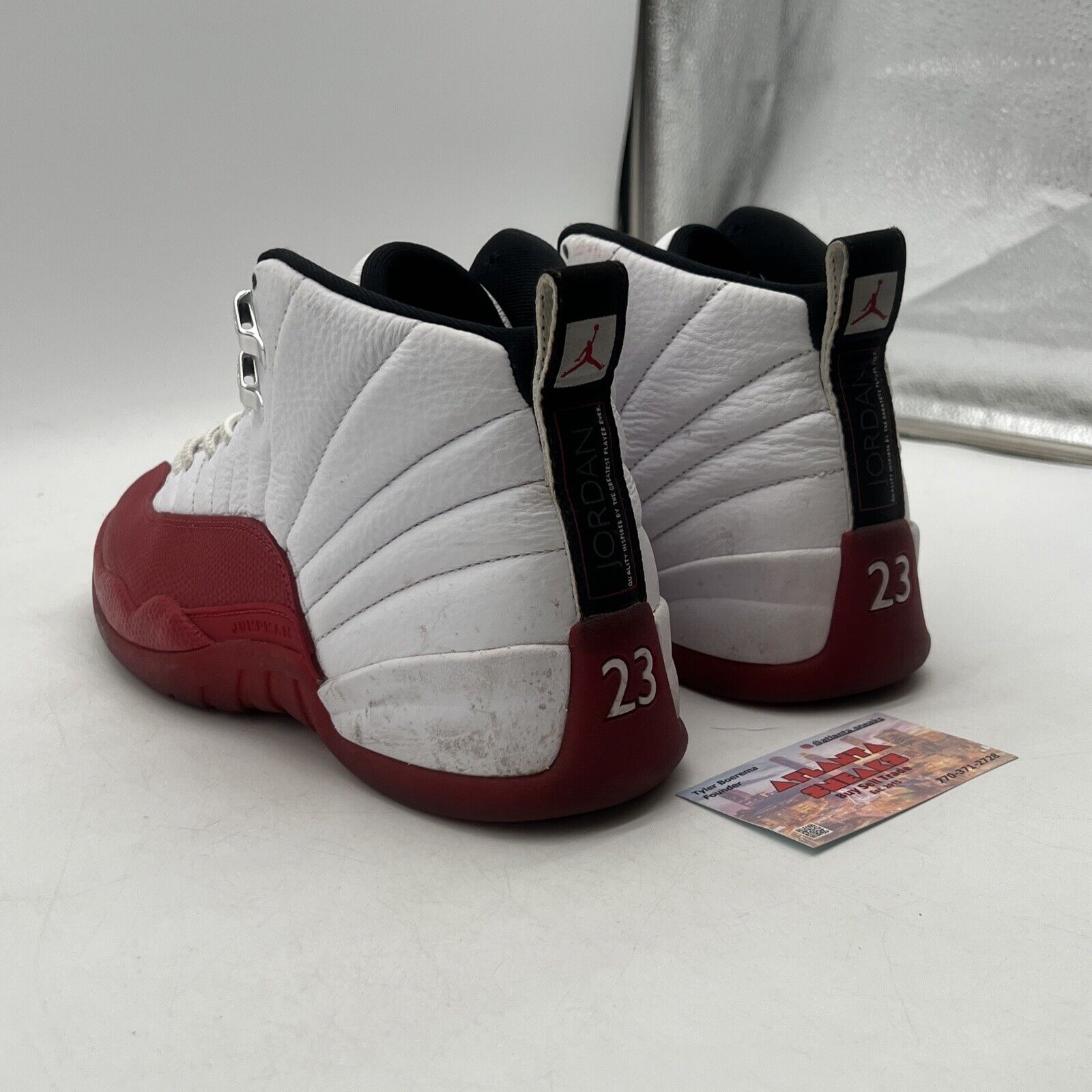 Size 9.5 - Jordan 12 Retro 2023 Mid Cherry White Red Leather (CT8013-116)