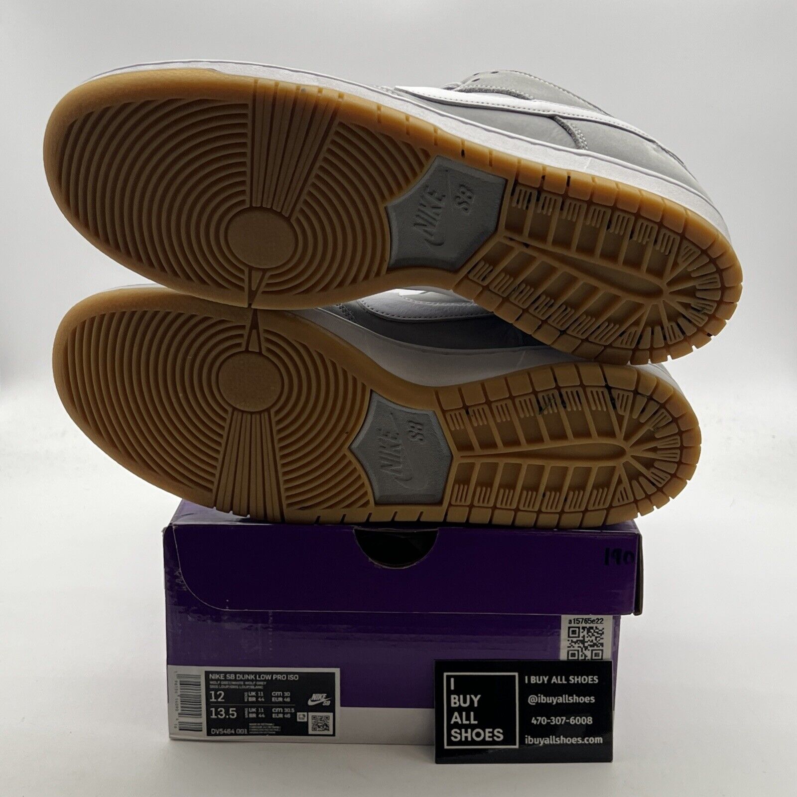 Size 12 - Nike SB Dunk Low Wolf Grey Gum (DV5464-001)
