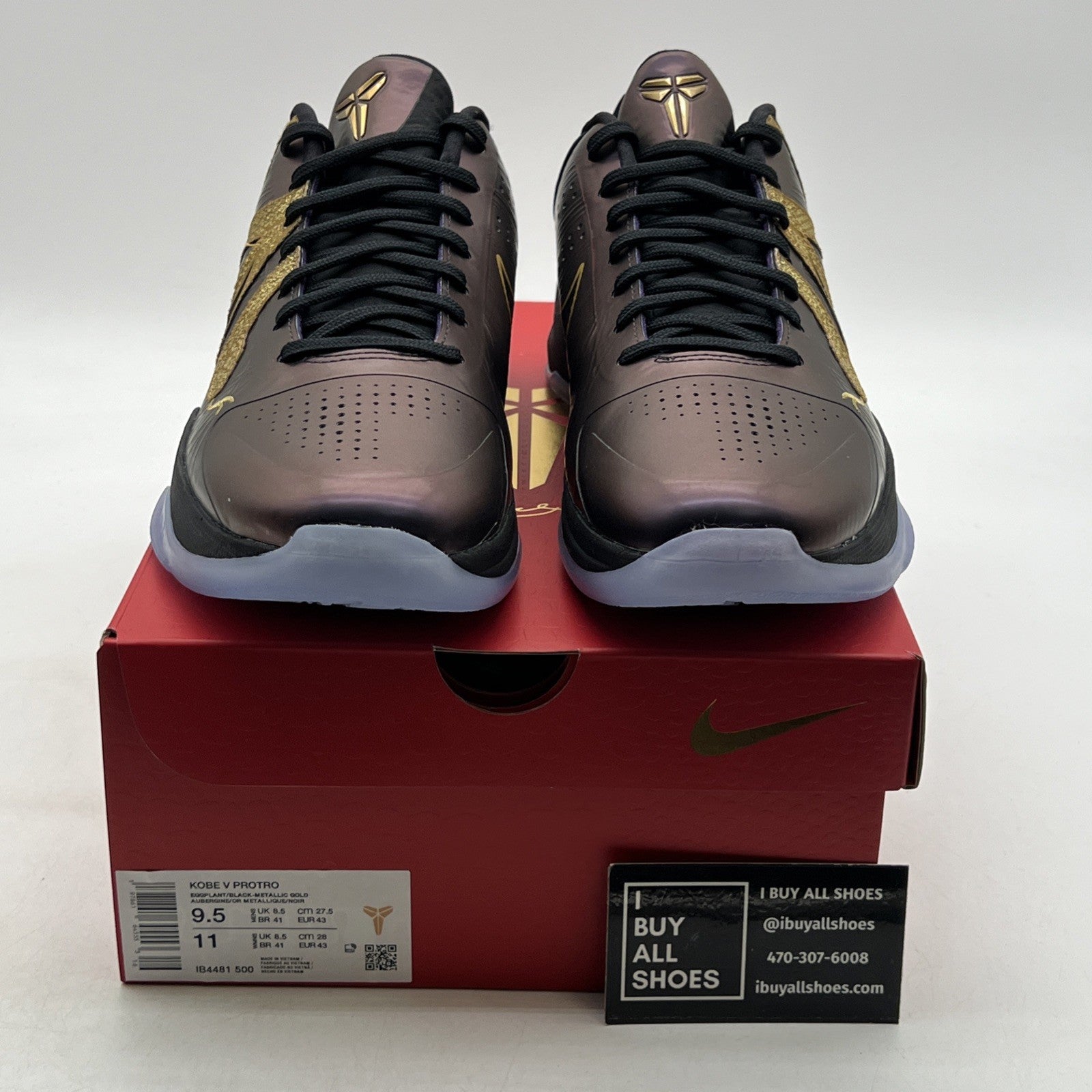 Size 9.5 - Nike Zoom Kobe 5 Protro Year of the Mamba - Eggplant (IB4481-500)