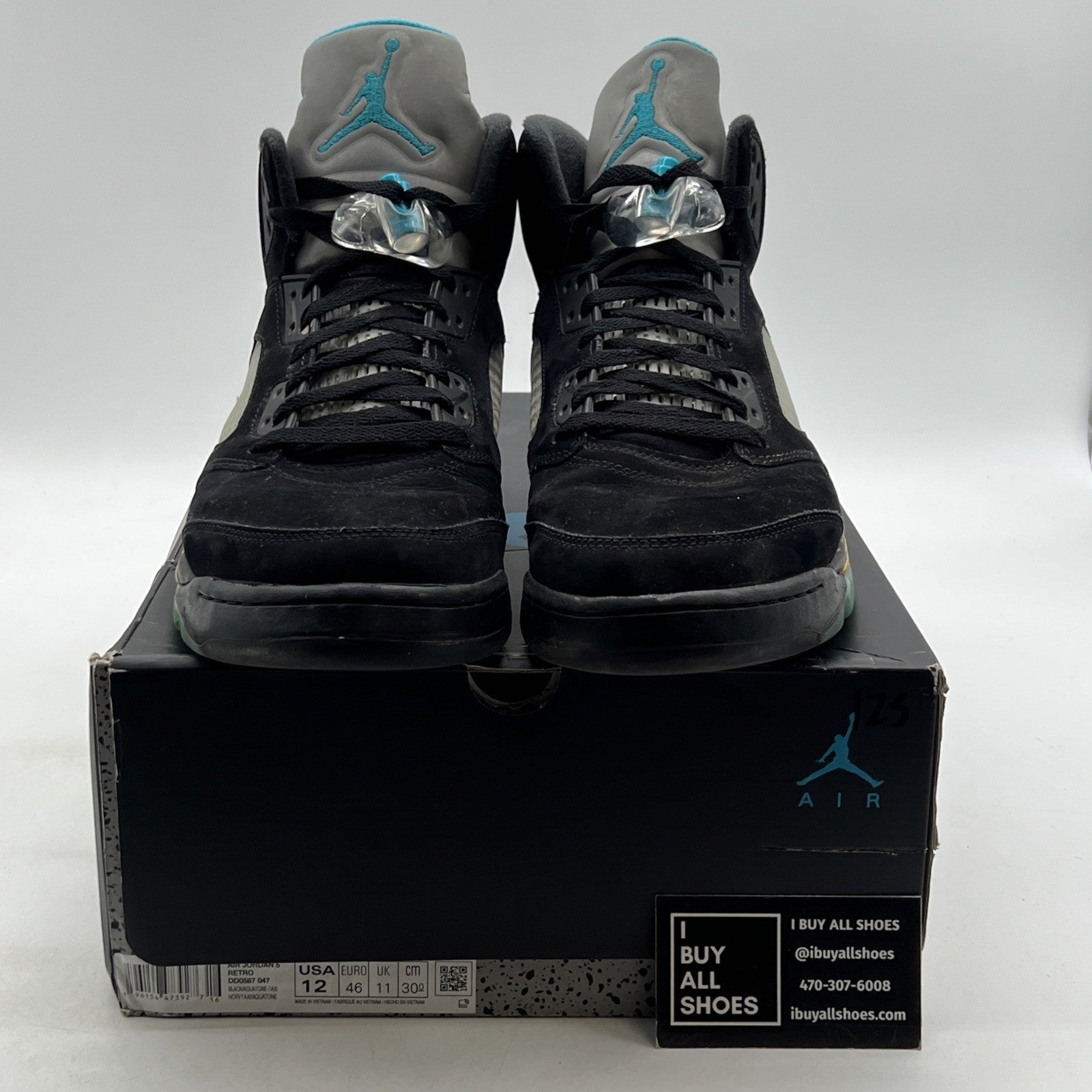 Size 12 - Air Jordan 5 Retro Mid Aqua (DD0587-047)