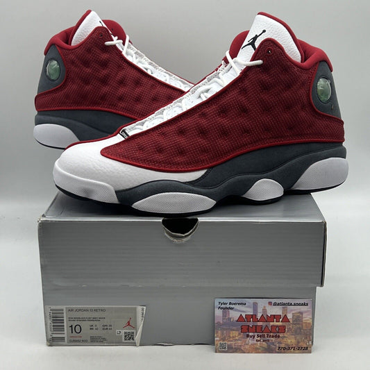 Size 10 - Jordan 13 Red/White - DJ5982600 Brand New Og All Grey