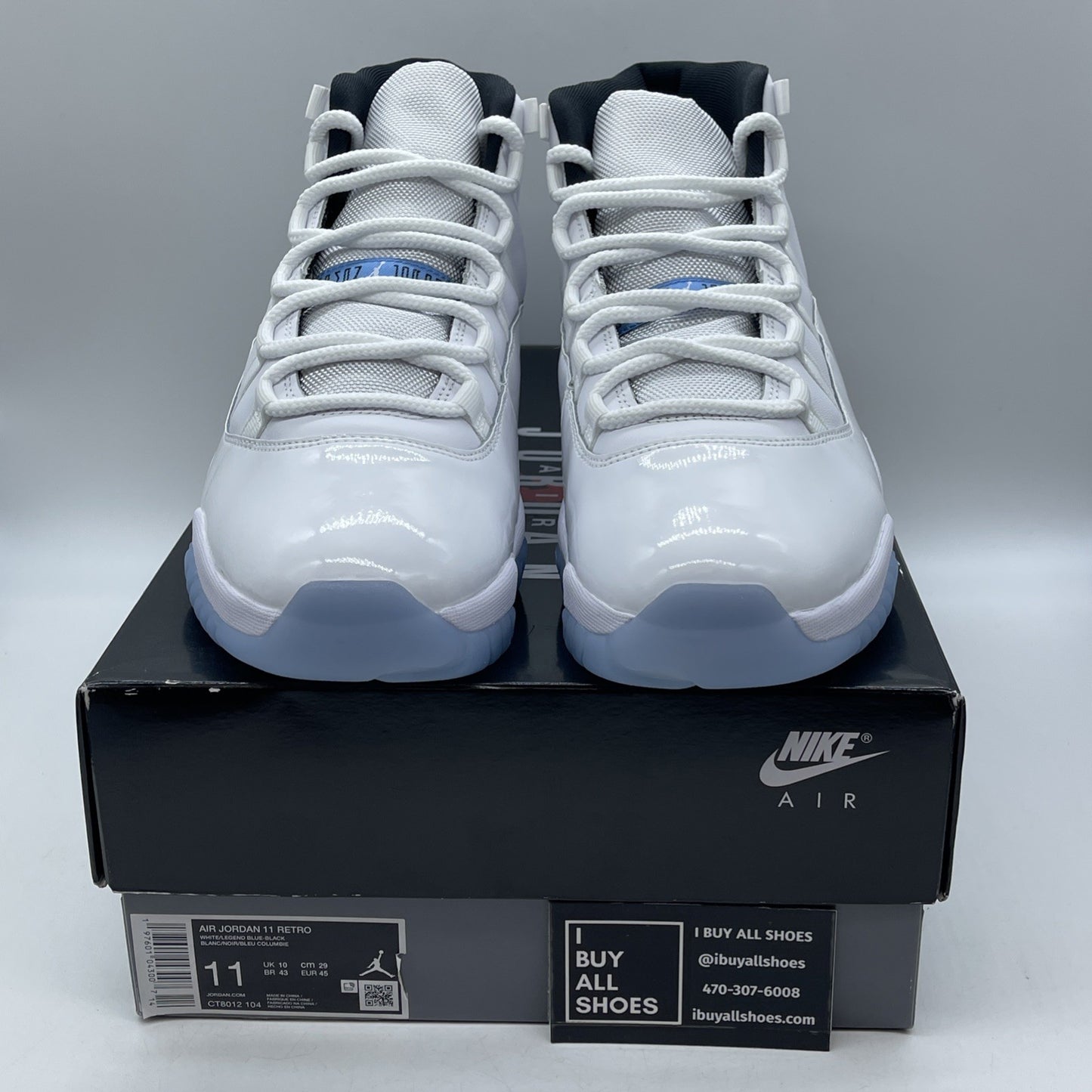 Size 11 - Air Jordan 11 Retro 2024 Legend Blue Columbia Leather (CT8012-104)