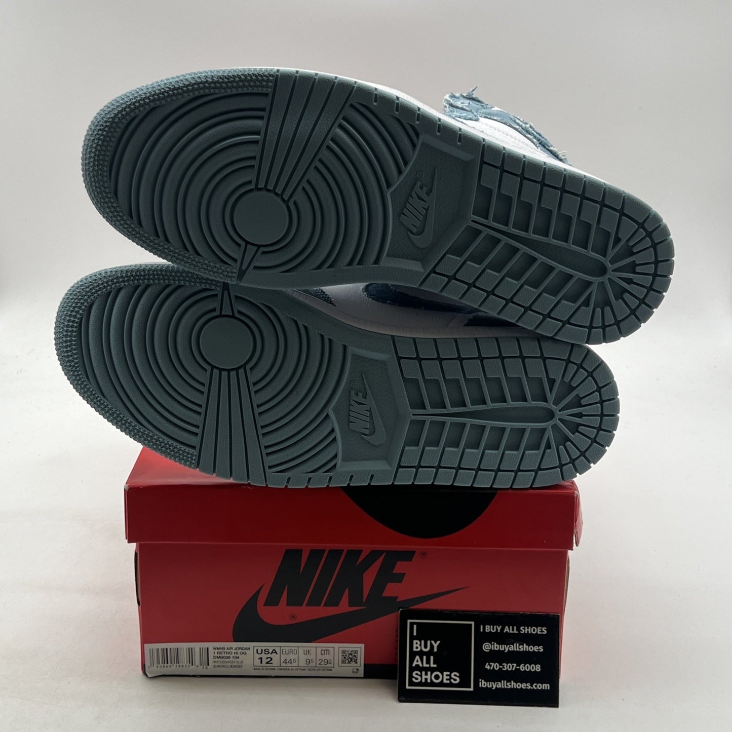 Size 12 - Air Jordan 1 High OG Denim 2022 (DM9036-104)