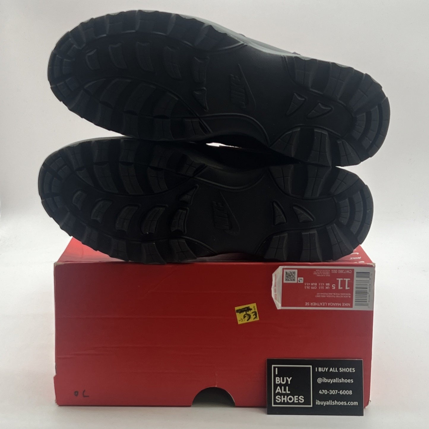 Size 11.5 - Nike Manoa Leather SE Black Fuchsia Pink Iron Grey (CW7360-001)