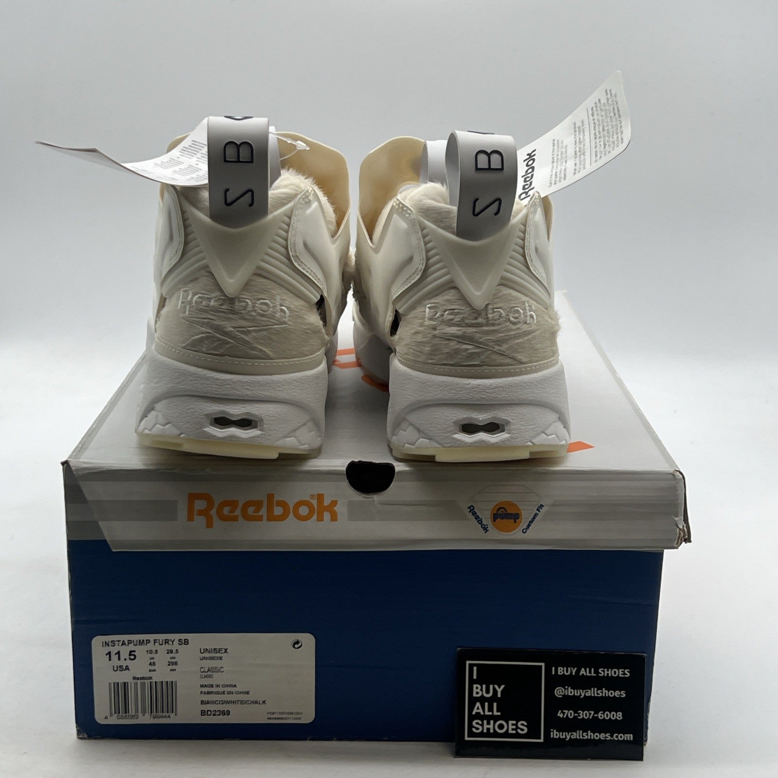 Size 11.5 - Reebok Sneakerboy x InstaPump Fury White (BD2369)