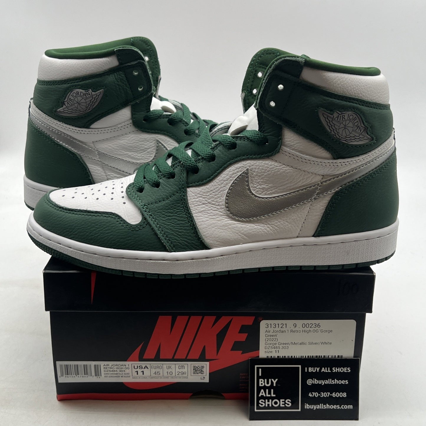 Size 11 - Air Jordan 1 Retro OG High Gorge Green (DZ5485-303)
