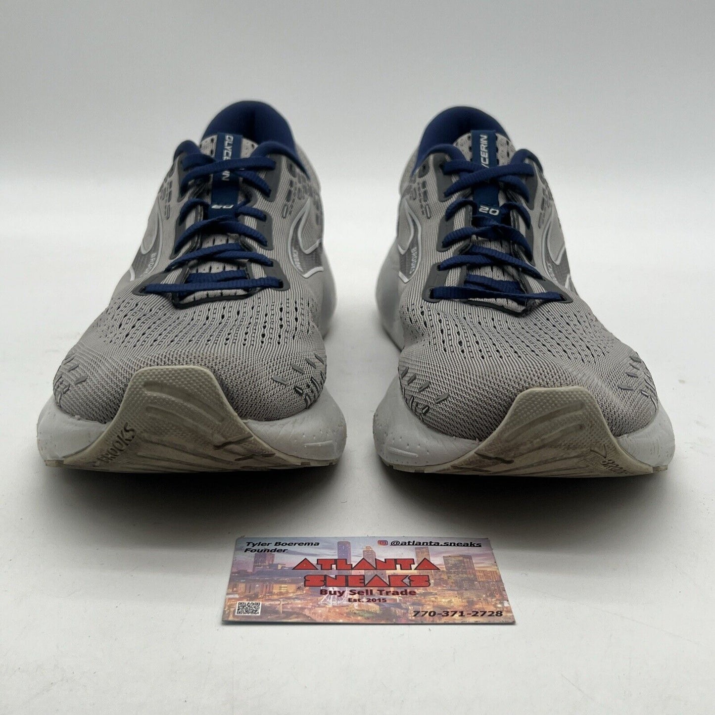 Size 12 - BROOKS Glycerin 20 Running Shoes Alloy Grey Blue