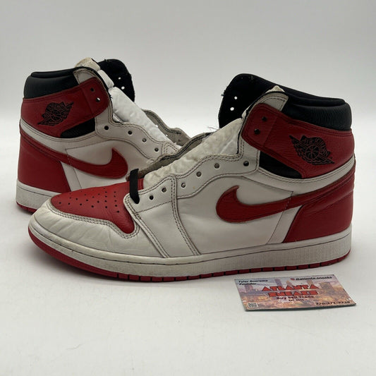 Size 11.5 - Jordan 1 Retro OG High Heritage Black White Red Leather (555088-161)